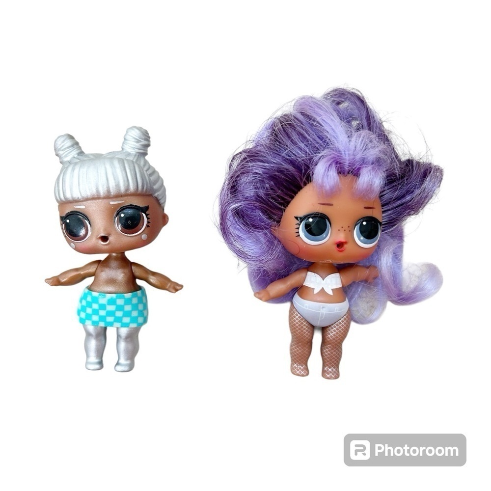 Lot of Two LOL Dolls Darling Diva & Tinz Bundle & Save